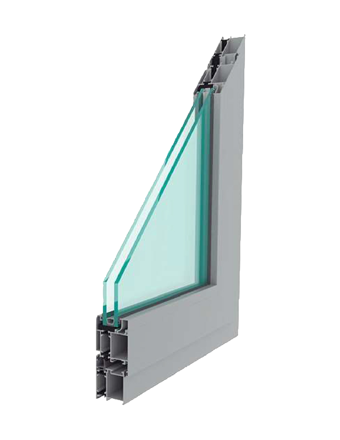 Aluminum LAT65 Casement Inswing Window