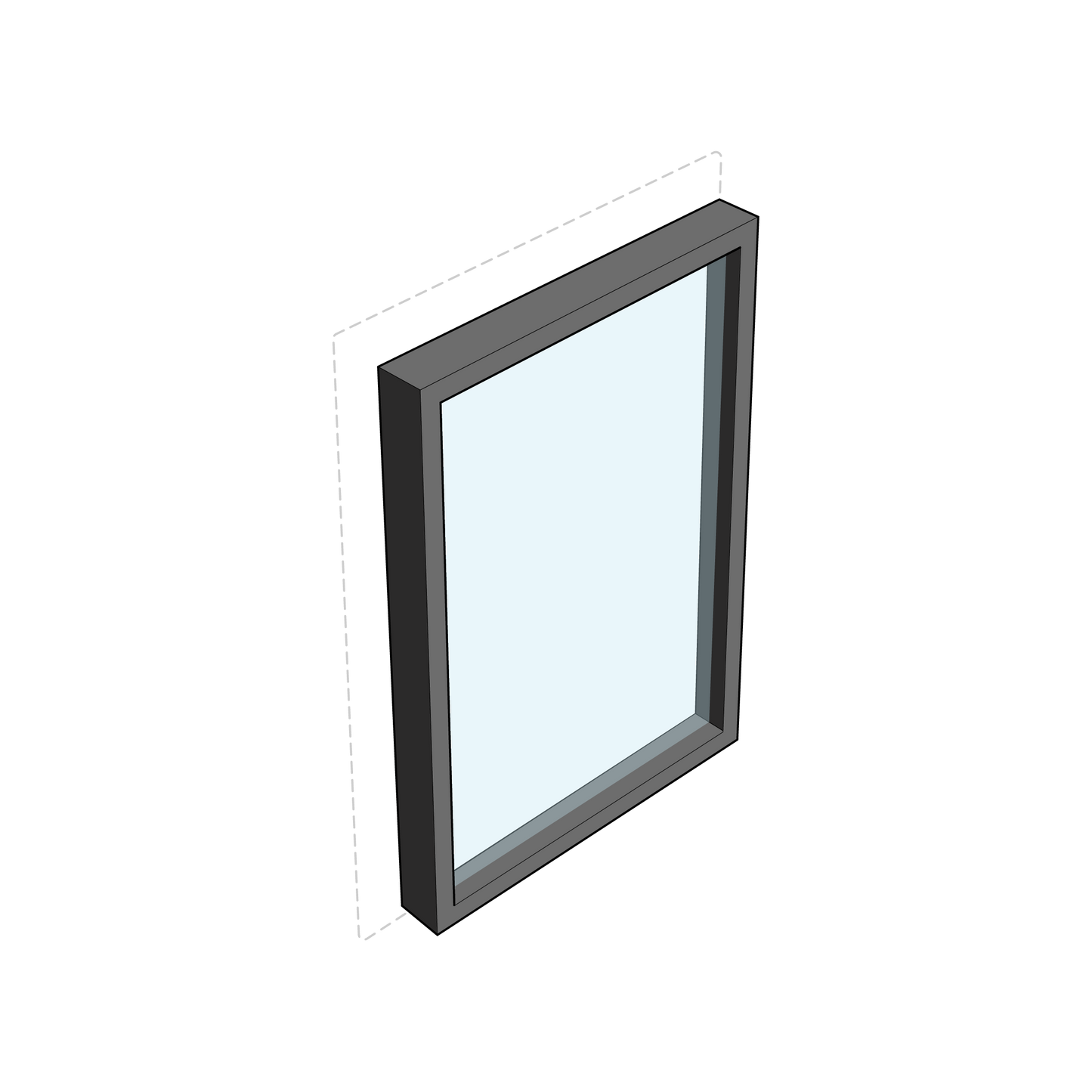 Aluminum LAT25 Fixed Window