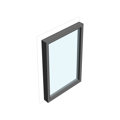 Aluminum LAT25 Fixed Window