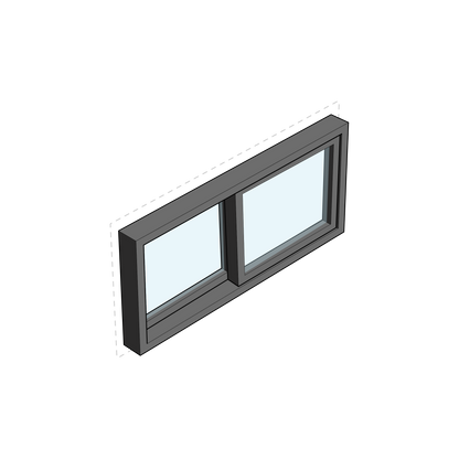 Aluminum LAT24 Sliding Window