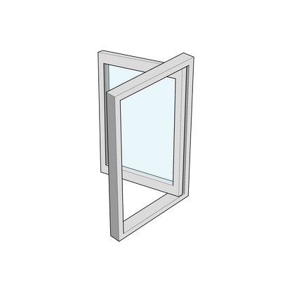 Steel OS2-65 Casement Inswing Window