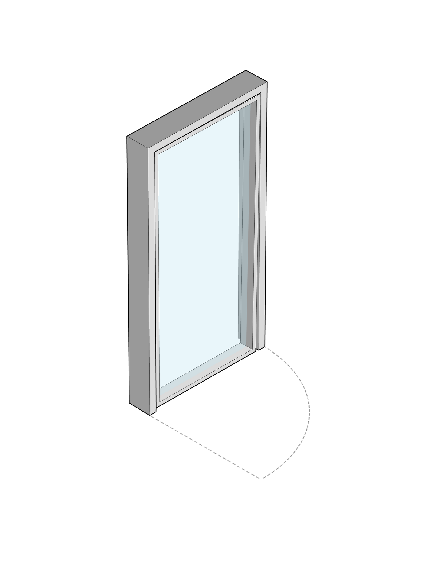 Steel OS2-65 Outswing Door